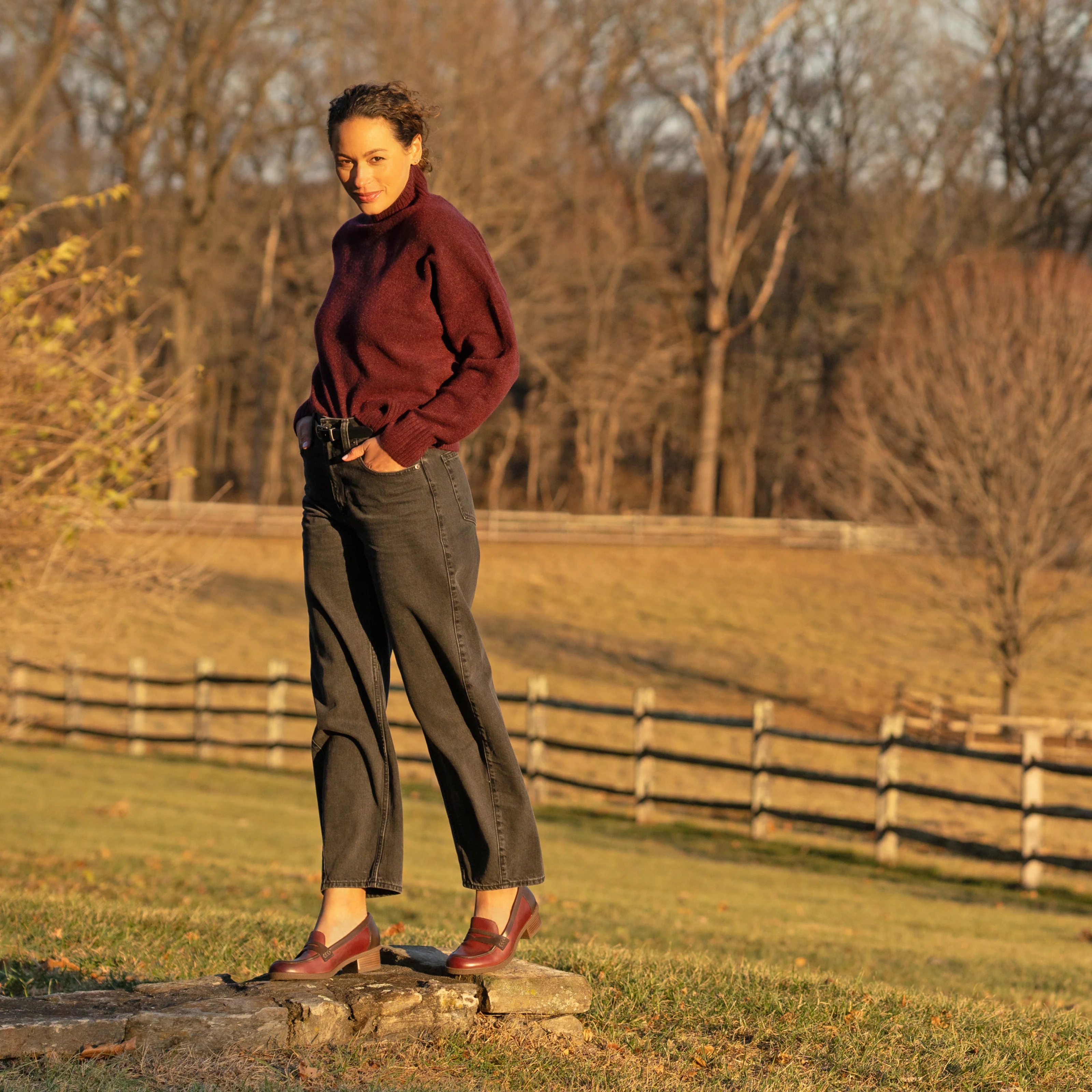 Danica Plum/Chocolate Waterproof Burnished - Image 5