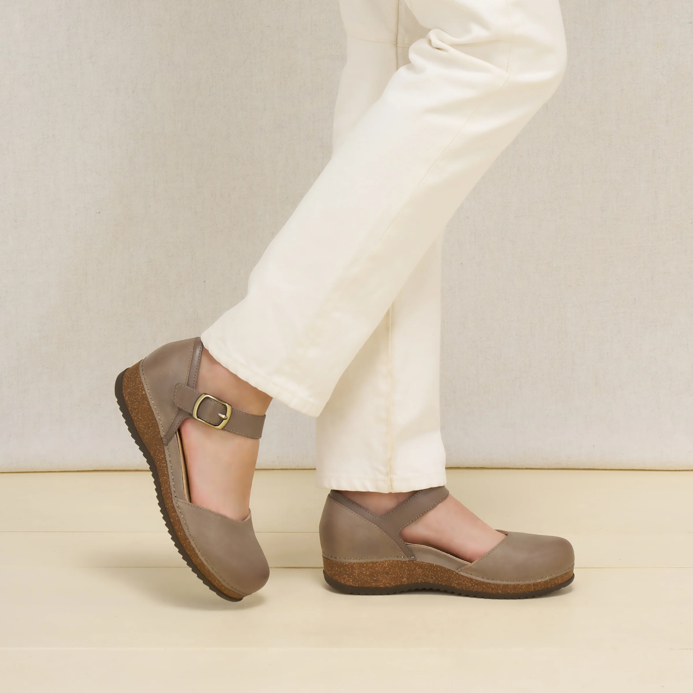 Mae Taupe Suede - Image 2